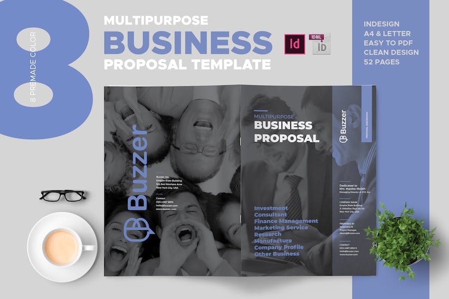 Buzzer – Clean and Professional Business Proposal