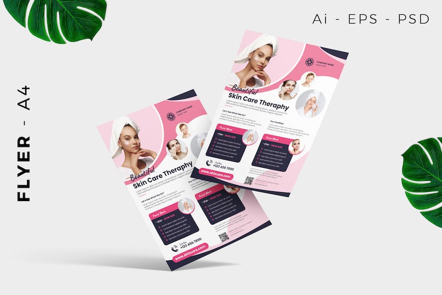 Beauty Skin Care Flyer Design