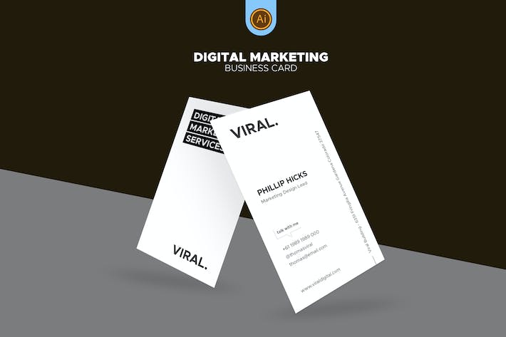 Digital Marketing Business Card 07