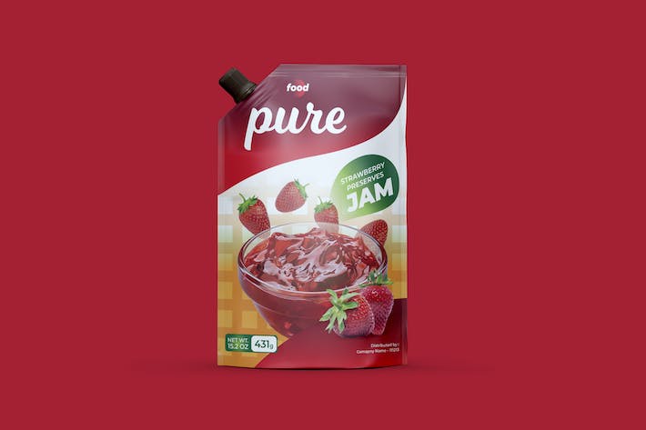 Strawberry Jam Spout Design