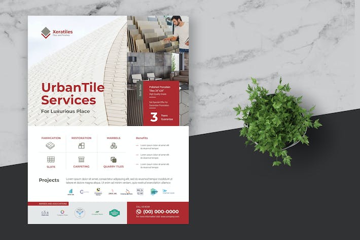 Clean Tile Company and Services Template