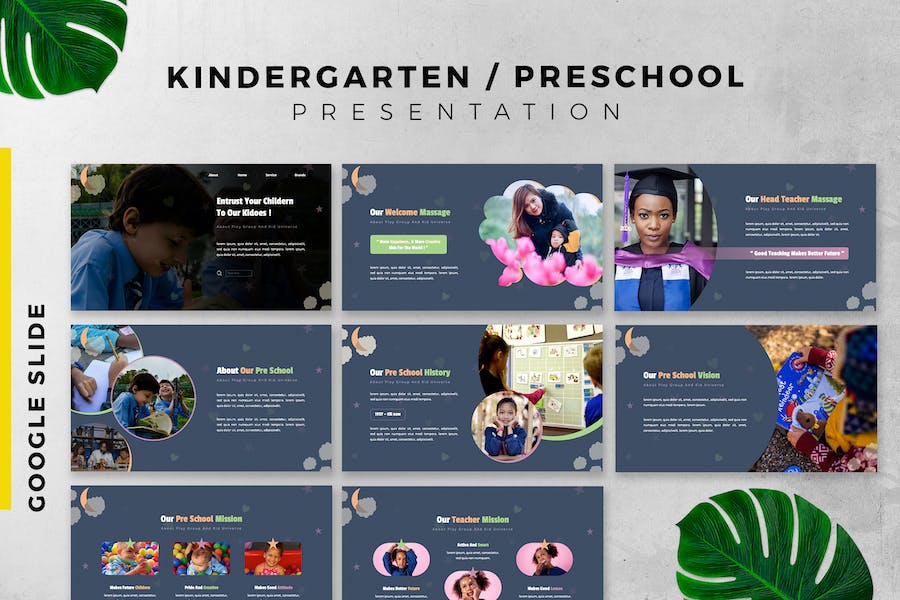 Kindergarten / Preschool Google slide presentation