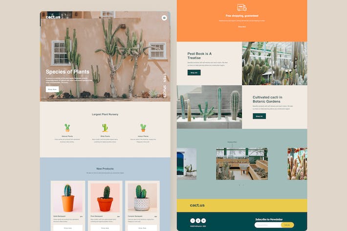 Plant Shop – Landing page