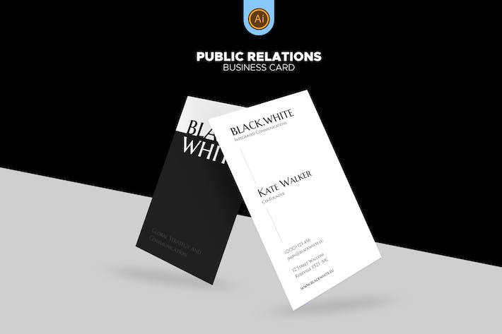Public Relations Business Card 08