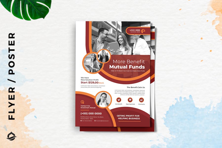 Mutual Fund Investment Template Flyer – Poster