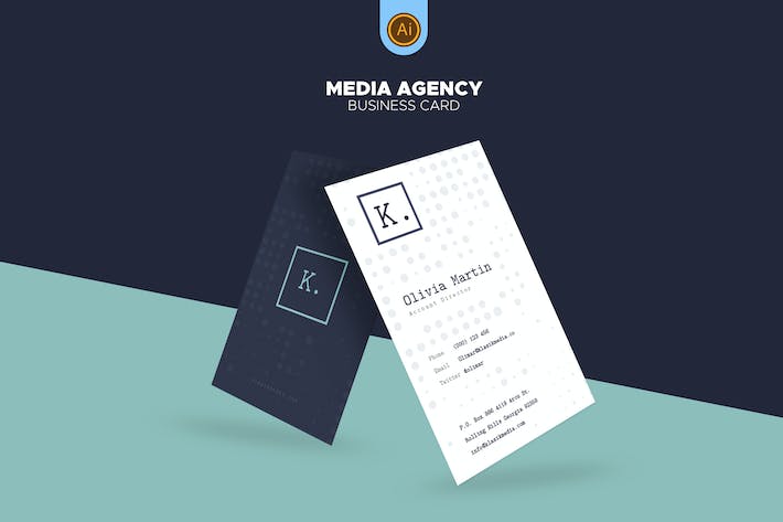 Media Agency Business Card 05