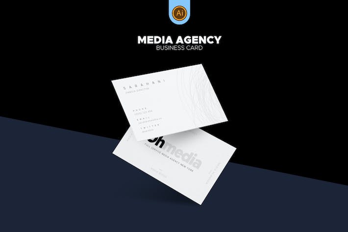 Media Agency Business Card 03