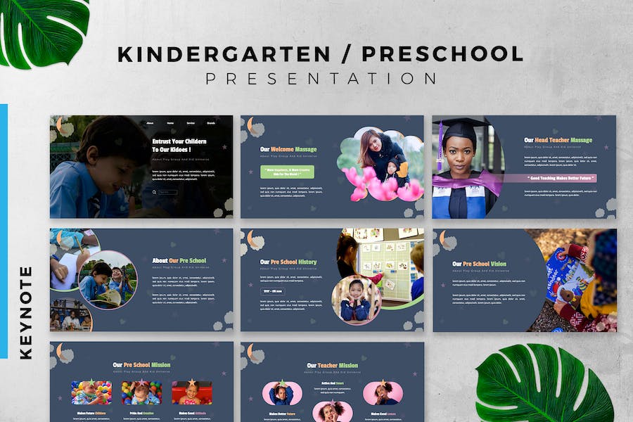 Kindergarten/Preschool Keynote slide presentation