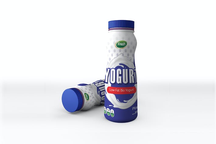 Yoghurt Bottle Label