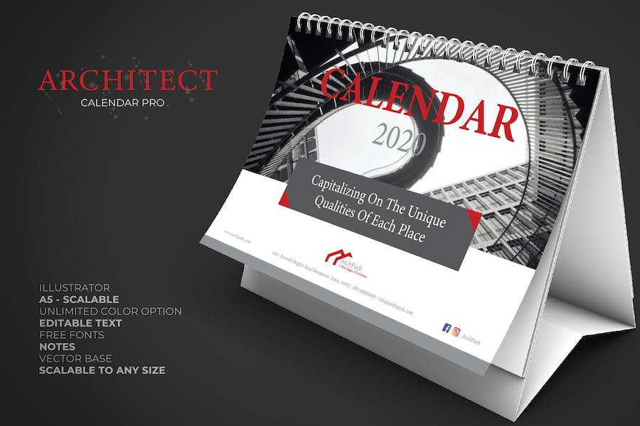 2020 Architect / Building / Office Calendar Pro