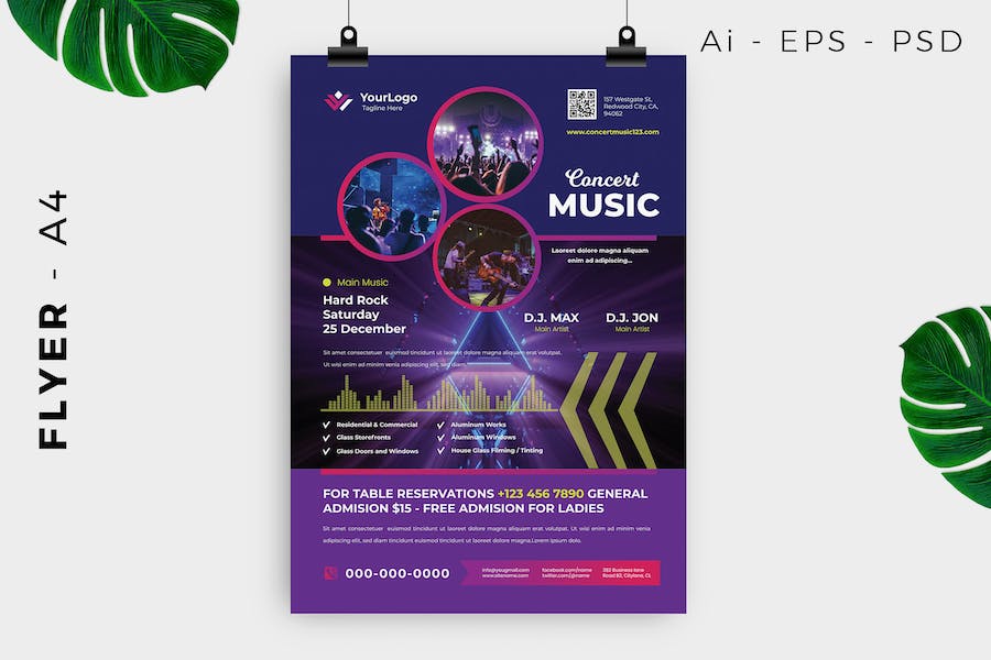 Music Concert Flyer Design