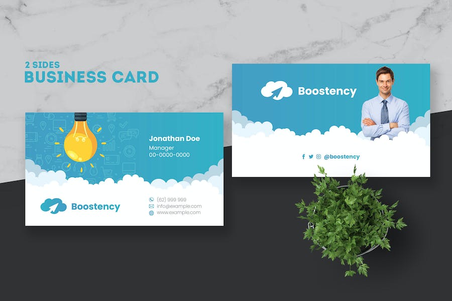Content Marketing Agency Business Card