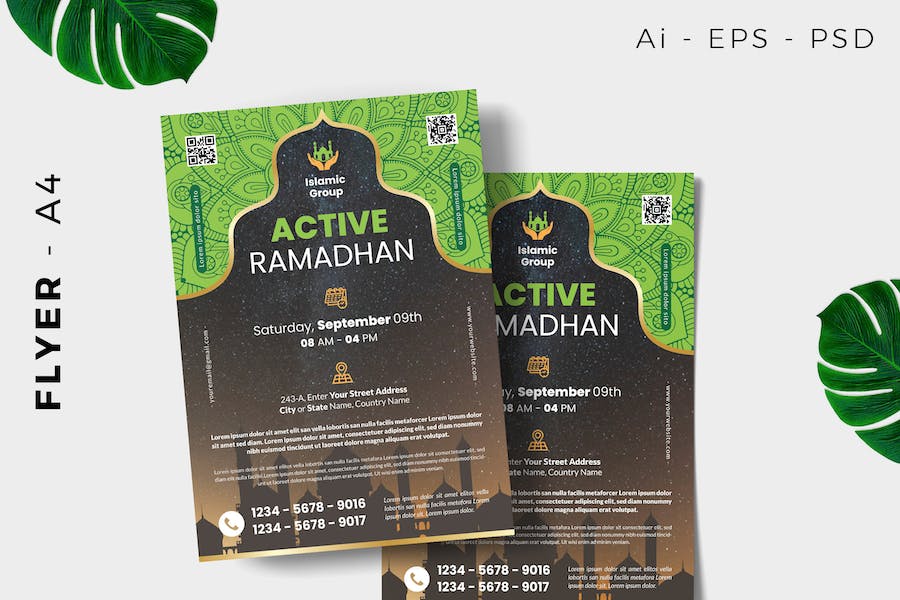 Islamic / Moslem Event Flyer Design