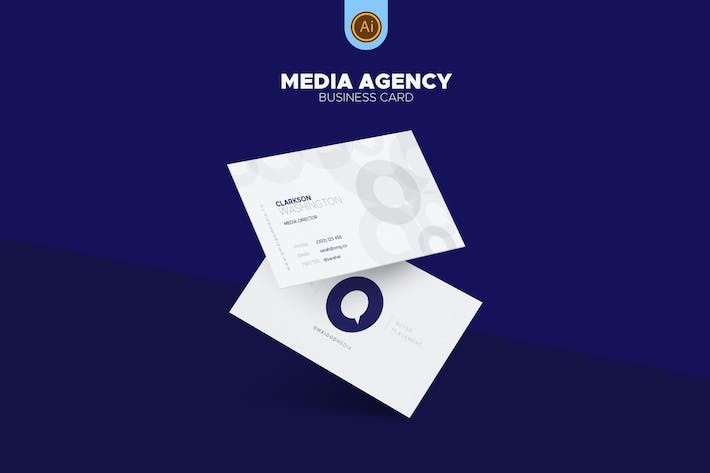 Media Agency Business Card 04