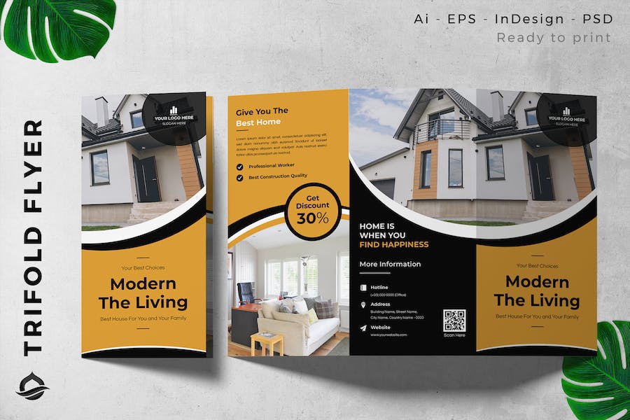 Home / Resident Property Trifold Brochure Flyer