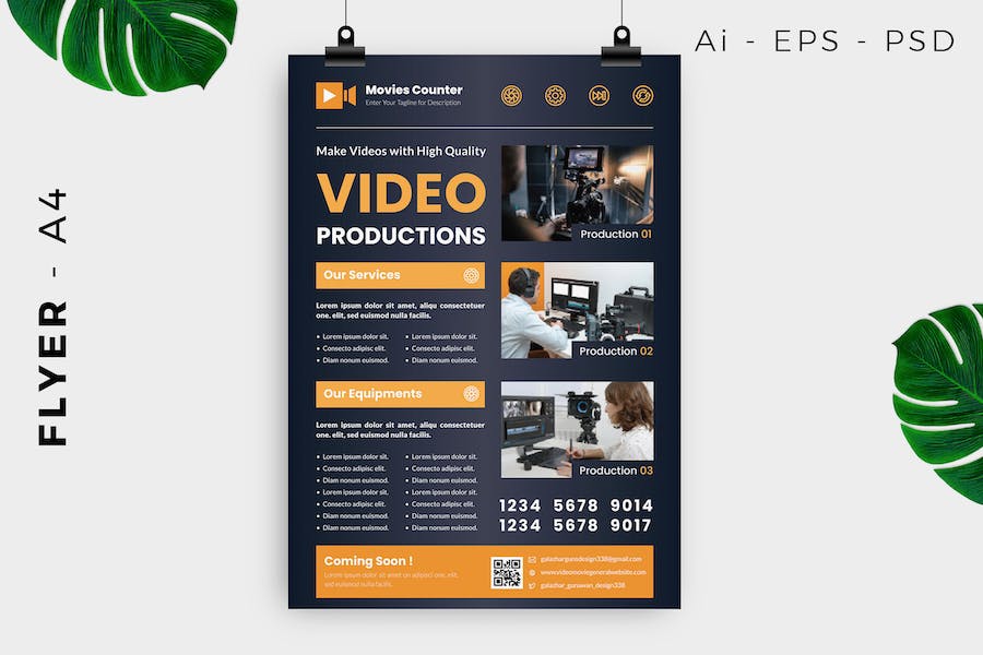 Video Production Flyer Design