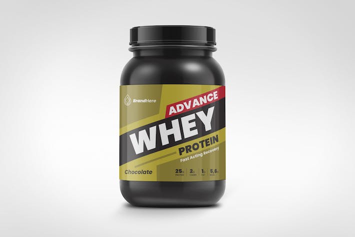 Protein Vitamin Label Packaging Design