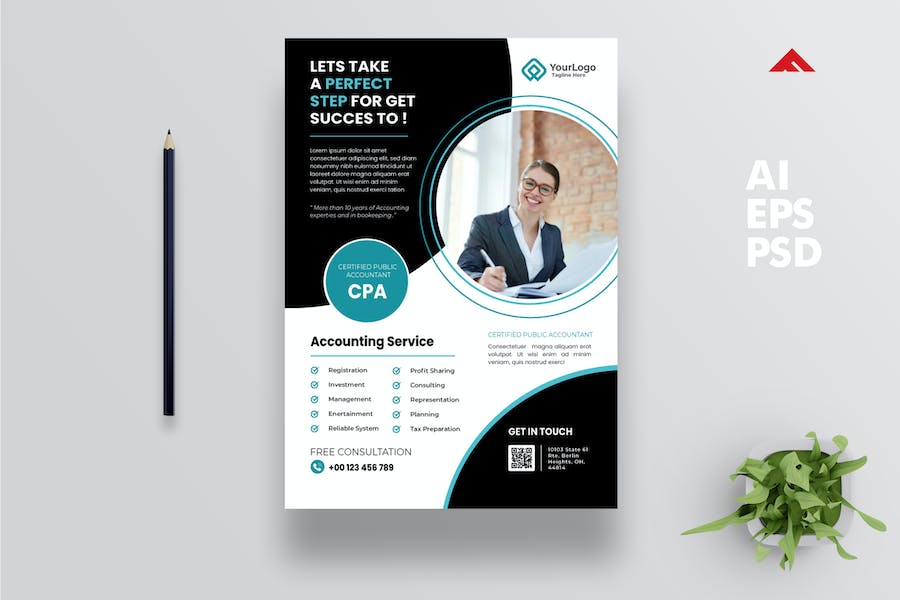 Accounting Finance Agency Flyer