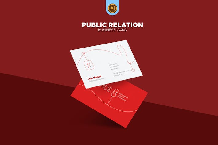 Public Relations Business Card 01