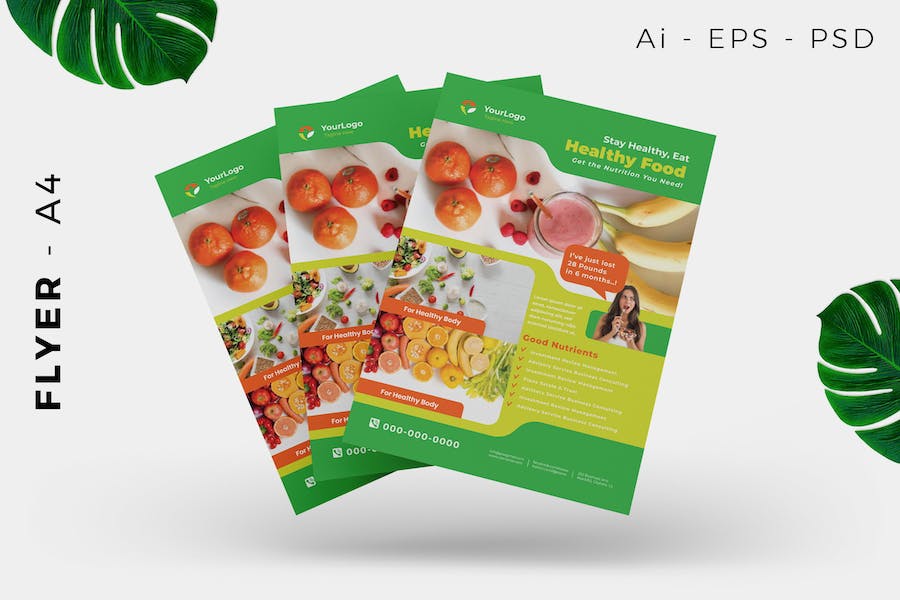 Healthy Food Flyer Design