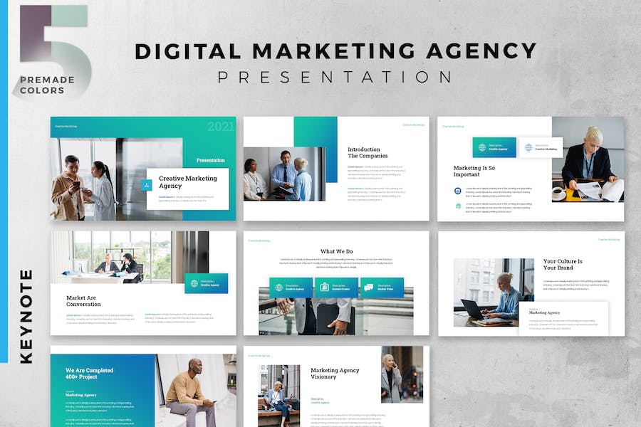 Creative Digital Marketing Agency Presentation
