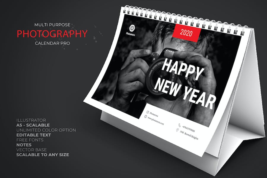 2020 Photography Calendar Pro
