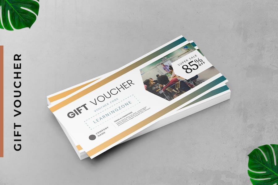 Course Gift Voucher Card Promotion