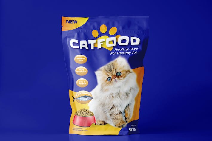 Cat Food Pouch Design
