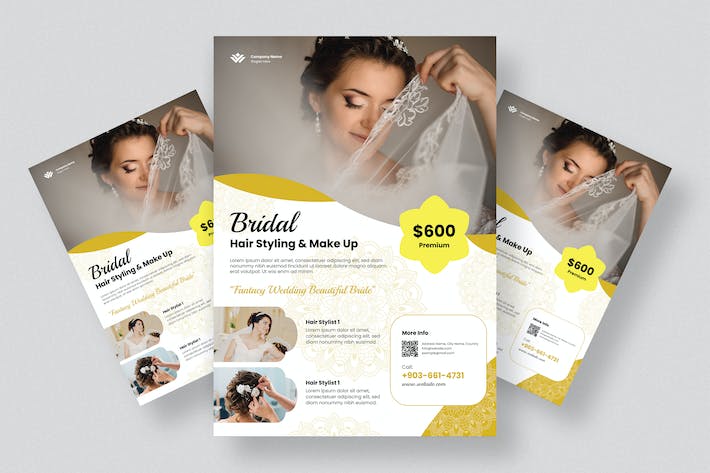 Hair Bridal Flyer Design