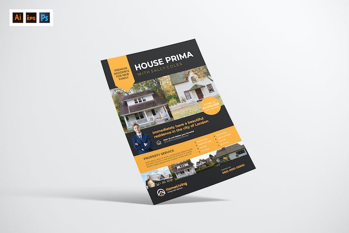 Home Property Sale Flyer Design