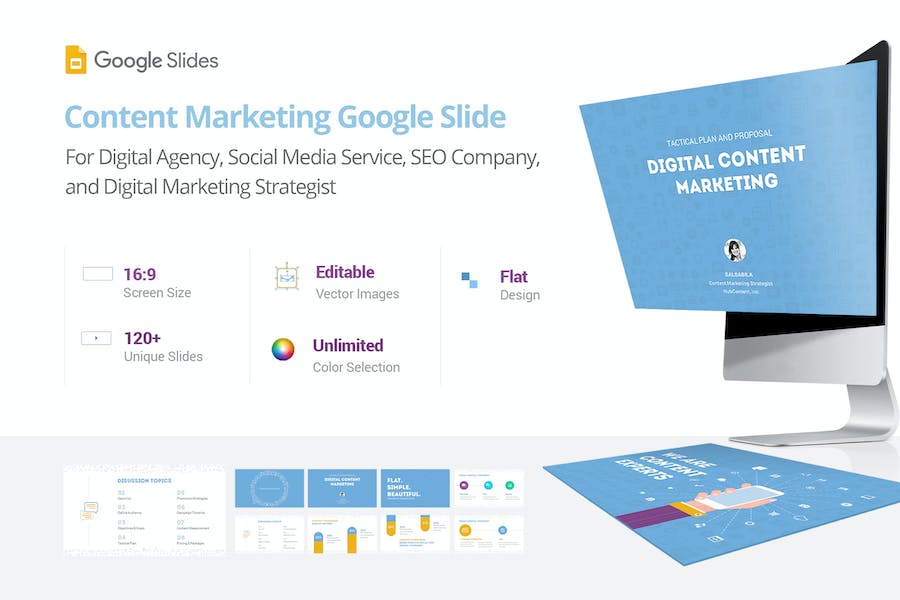 Content Marketing – Google Slide Presentation