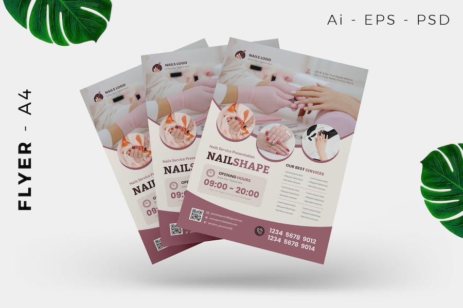 Nail Beauty Care Flyer Design
