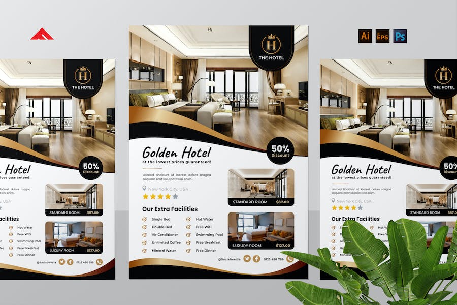 Golden Hotel Flyer