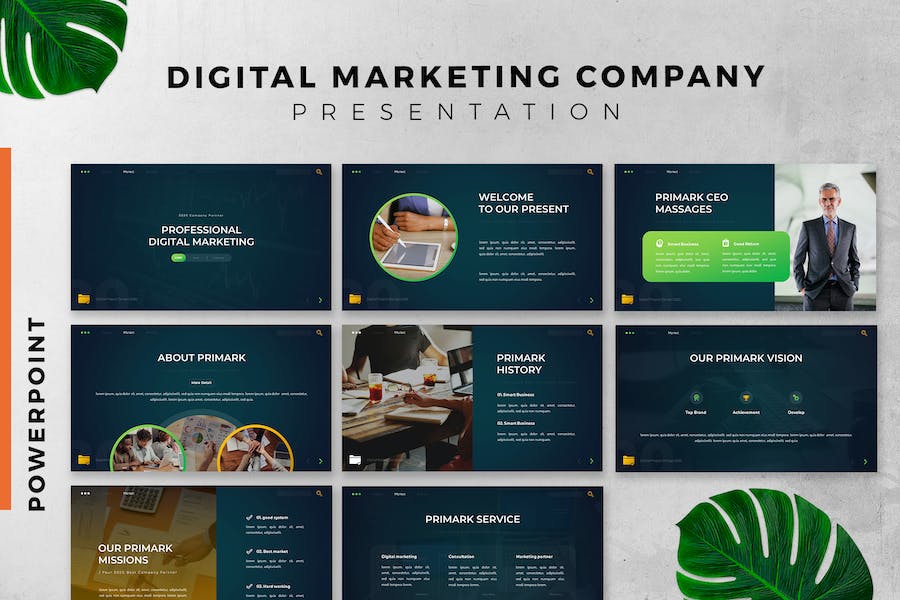 Digital Marketing Pro Powerpoint Slide