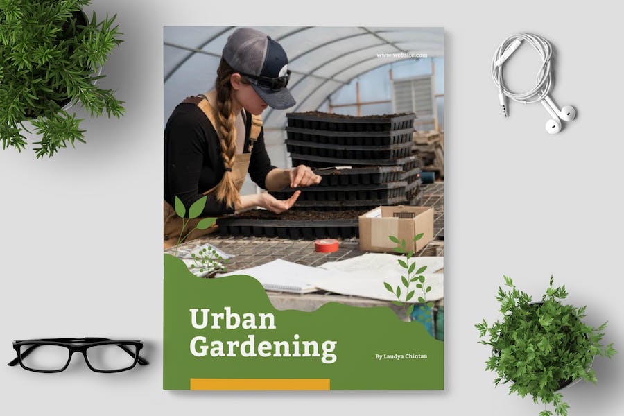 Urban Gardening Photo Book Template