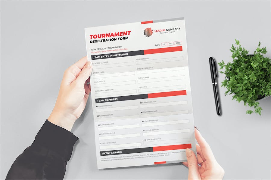 Tournament Form