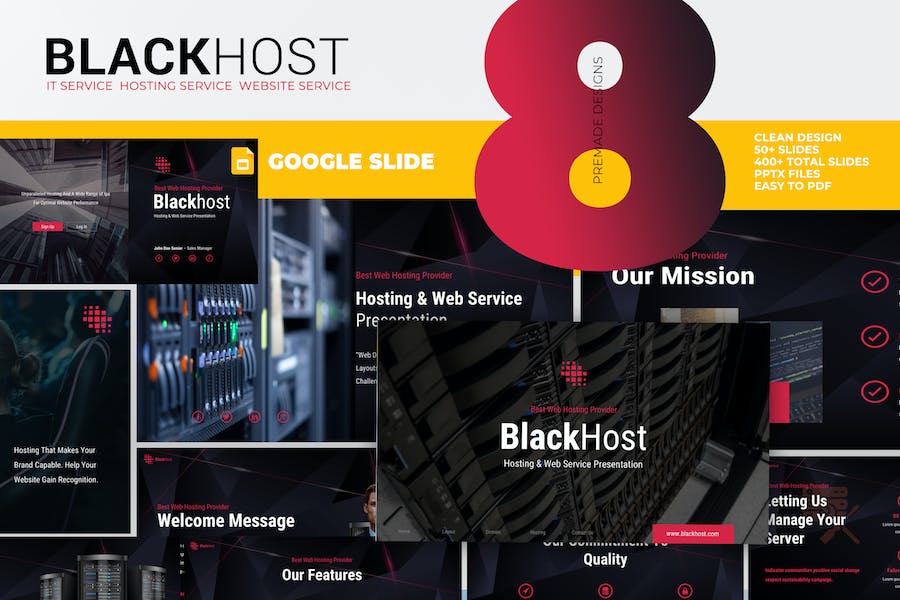 BlackHost – Hosting Service Presentation