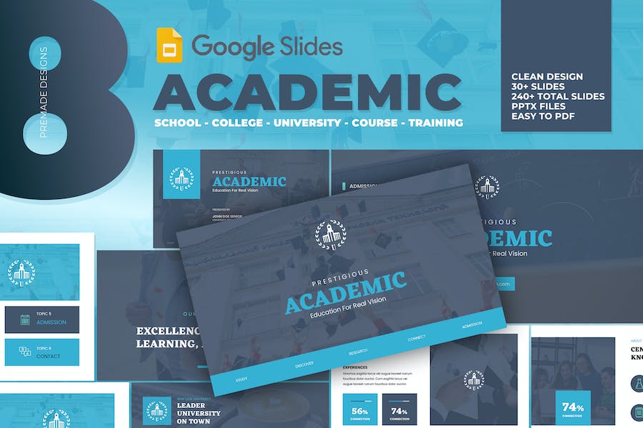 Academic – University School Google Slide Template