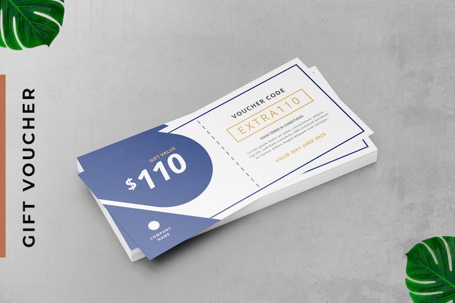 Simple Gift Voucher Card Promotion