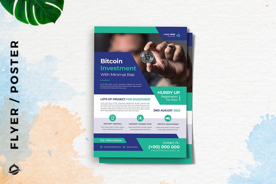 Crypto Currency Template Flyer – Event Poster