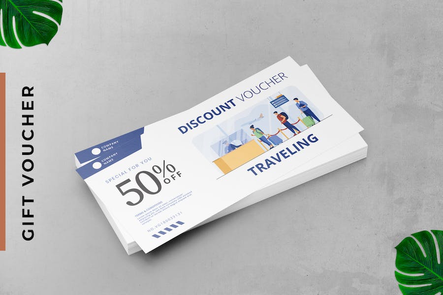 Travel Gift Voucher Card Promotion