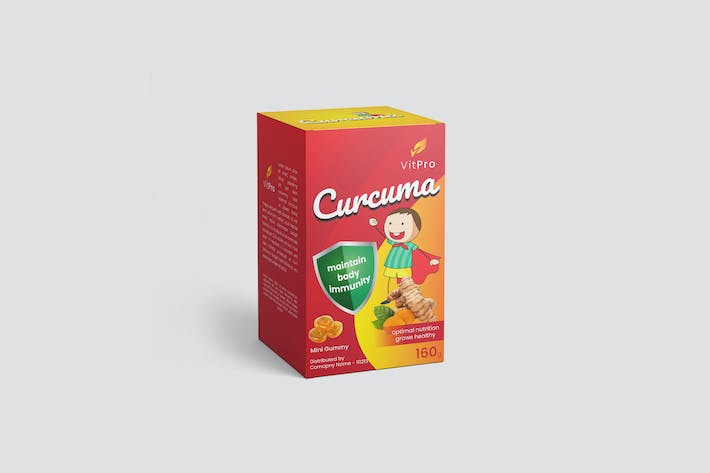 Curcuma Box Packaging Design
