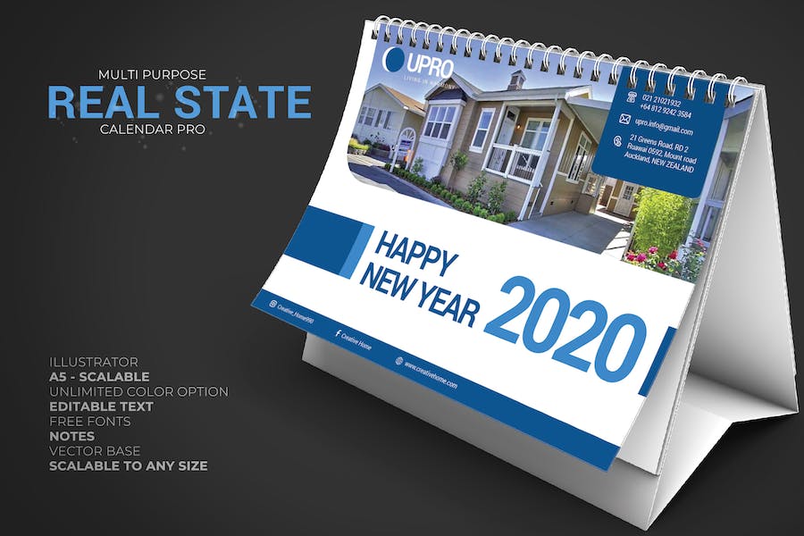 2020 Property / real estate – Calendar Desk Pro