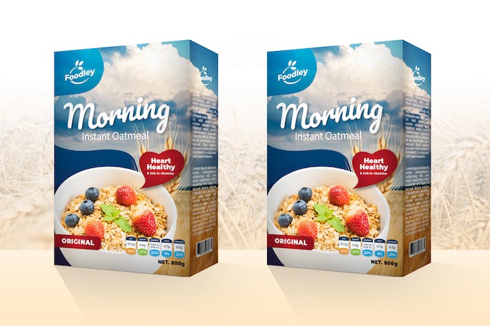 Oatmeal Packaging Design