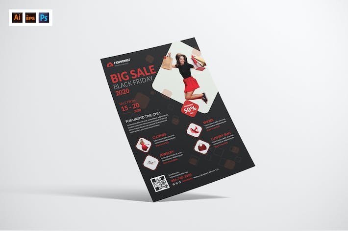 Product Promotion Black Friday Flyer Design
