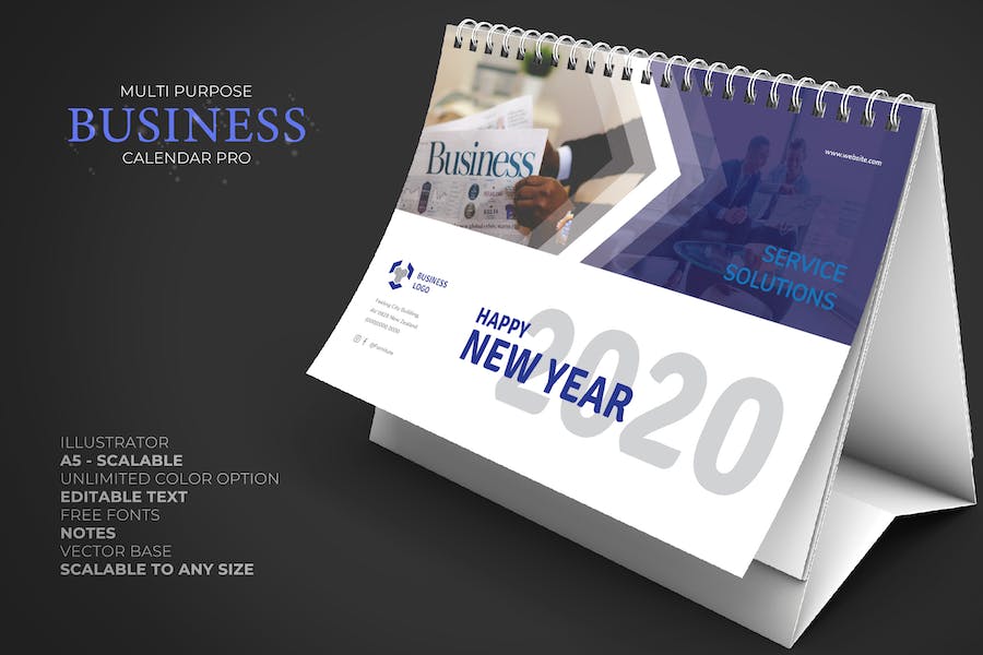 2020 Multi Purpose Business Caelndar Pro