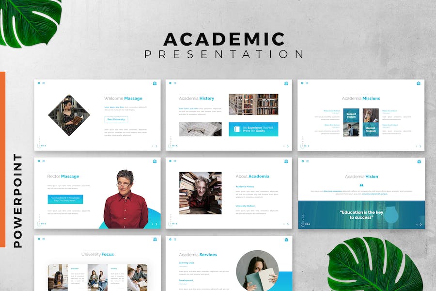 Academia – Education Slide Presentation