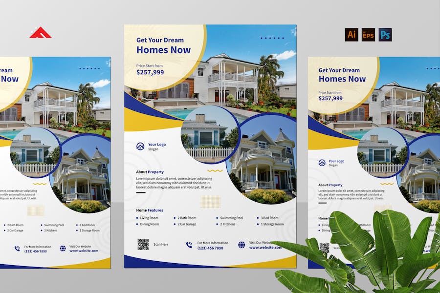 Home Property Listing Flyer