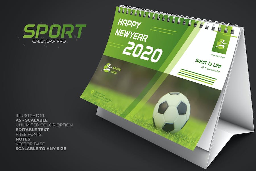2020 Sport Calendar Pro