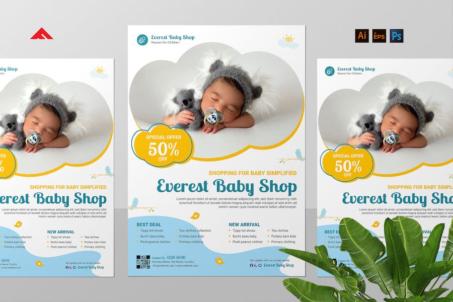 Baby Product Campaign Flyer